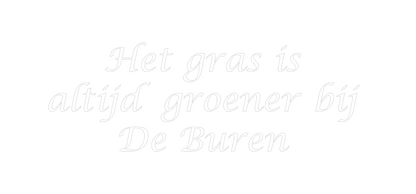 NEONSIGN: Het gras is ...