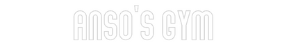 NEONSIGN: Anso’s gym