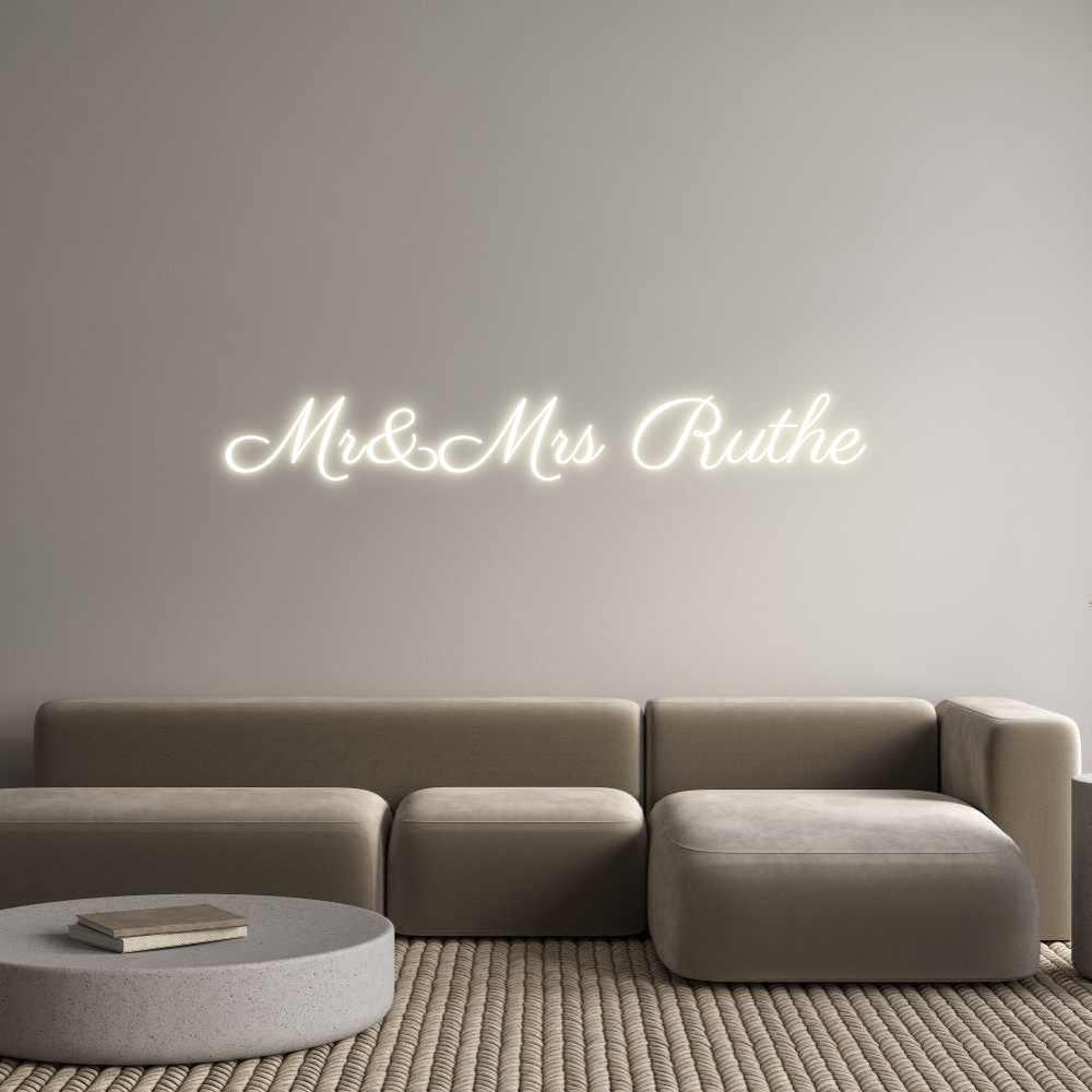 NEONSIGN: Mr&Mrs Ruthe